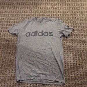 Grey adidas tee